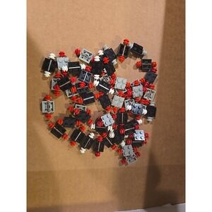 LEGO Technic Axle Pin Connector Building‎ Parts Pieces Lot Black Gray Red White